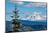 Mount Adams seen from Mount St. Helens, part of the Cascade Range, Pacific Northwest region, Washin-Martin Child-Mounted Photographic Print