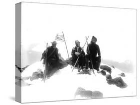 Mount Adams Summit, Circa 1901-Asahel Curtis-Stretched Canvas