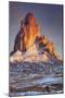 Mount Agathla and Snow Dust, Arizona-Vincent James-Mounted Premium Photographic Print