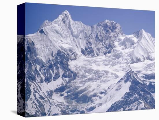 Mount Annapurna, Himalayas, Nepal, Asia-N A Callow-Stretched Canvas