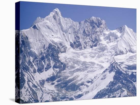 Mount Annapurna, Himalayas, Nepal, Asia-N A Callow-Stretched Canvas