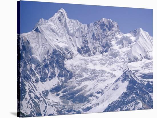 Mount Annapurna, Himalayas, Nepal, Asia-N A Callow-Stretched Canvas