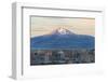 Mount Ararat and Yerevan viewed from Cascade at sunrise, Yerevan, Armenia, Cemtral Asia, Asia-G&M Therin-Weise-Framed Photographic Print