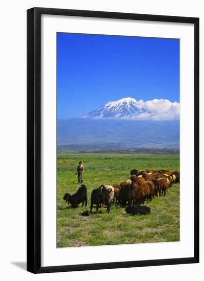 Mount Ararat-Charles Bowman-Framed Photographic Print