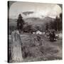 Mount Asama (Asamayam), Japan's Largest Active Volcano, Northwest from Katsukake, 1904-Underwood & Underwood-Stretched Canvas