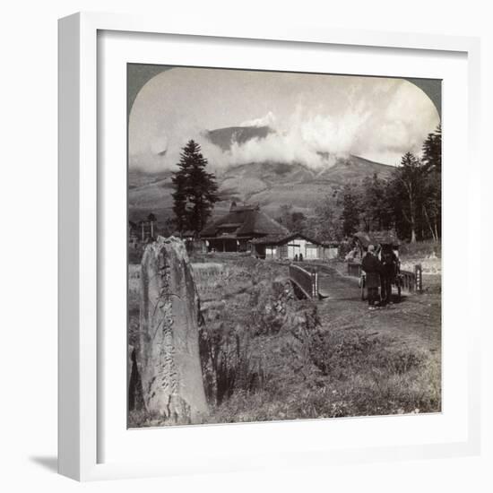 Mount Asama (Asamayam), Japan's Largest Active Volcano, Northwest from Katsukake, 1904-Underwood & Underwood-Framed Photographic Print