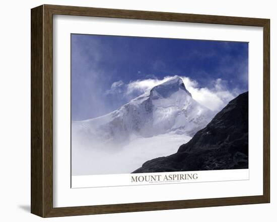 Mount Aspiring-AdventureArt-Framed Premium Photographic Print