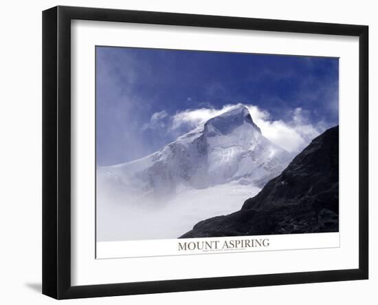 Mount Aspiring-AdventureArt-Framed Premium Photographic Print