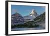 Mount Assiniboine and Mount Magog as Seen from Sunburst Lake-Howie Garber-Framed Photographic Print