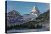 Mount Assiniboine and Mount Magog as Seen from Sunburst Lake-Howie Garber-Stretched Canvas