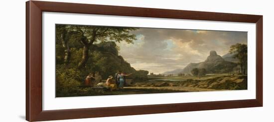 Mount Athos Carved as a Monument to Alexander the Great, 1796-Pierre Henri de Valenciennes-Framed Giclee Print