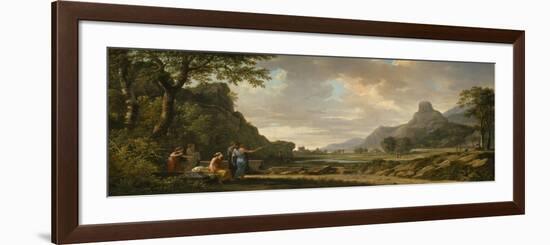 Mount Athos Carved as a Monument to Alexander the Great, 1796-Pierre Henri de Valenciennes-Framed Giclee Print