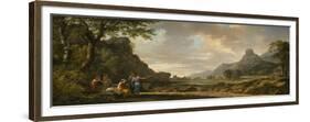 Mount Athos Carved as a Monument to Alexander the Great, 1796-Pierre Henri de Valenciennes-Framed Giclee Print