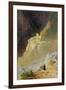 Mount Athos, the Monastery of St. Paul, 1858-Edward Lear-Framed Giclee Print