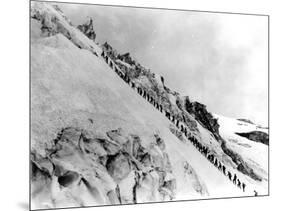 Mount Baker Ascent, 1908-Asahel Curtis-Mounted Giclee Print