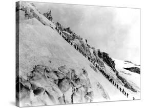 Mount Baker Ascent, 1908-Asahel Curtis-Stretched Canvas