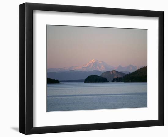 Mount Baker from San Juan Islands, Washington State, USA-Rob Cousins-Framed Photographic Print