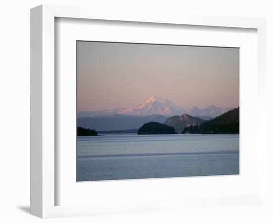 Mount Baker from San Juan Islands, Washington State, USA-Rob Cousins-Framed Photographic Print