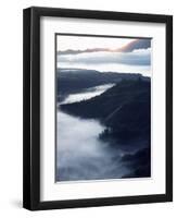 Mount Batur Volcano and Lake at Sunrise, Bali, Indonesia, Southeast Asia-Alain Evrard-Framed Photographic Print