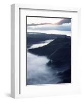 Mount Batur Volcano and Lake at Sunrise, Bali, Indonesia, Southeast Asia-Alain Evrard-Framed Photographic Print