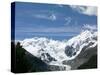 Mount Bernina and Piz Palu, Canton Graubunden, Swiss Alps, Switzerland, Europe-Angelo Cavalli-Stretched Canvas