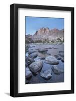 Mount Bonneville and Little Bonneville Lake. Bridger Wilderness, Wind River Range, Wyoming.-Alan Majchrowicz-Framed Photographic Print