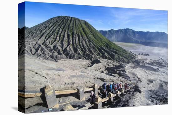 Mount Bromo Crater, Bromo Tengger Semeru National Park, Java, Indonesia, Southeast Asia, Asia-Michael Runkel-Stretched Canvas