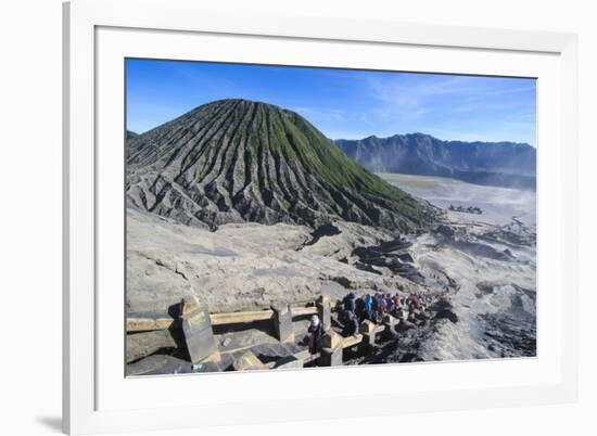 Mount Bromo Crater, Bromo Tengger Semeru National Park, Java, Indonesia, Southeast Asia, Asia-Michael Runkel-Framed Photographic Print