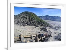 Mount Bromo Crater, Bromo Tengger Semeru National Park, Java, Indonesia, Southeast Asia, Asia-Michael Runkel-Framed Photographic Print