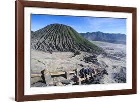 Mount Bromo Crater, Bromo Tengger Semeru National Park, Java, Indonesia, Southeast Asia, Asia-Michael Runkel-Framed Photographic Print