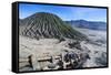 Mount Bromo Crater, Bromo Tengger Semeru National Park, Java, Indonesia, Southeast Asia, Asia-Michael Runkel-Framed Stretched Canvas