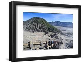 Mount Bromo Crater, Bromo Tengger Semeru National Park, Java, Indonesia, Southeast Asia, Asia-Michael Runkel-Framed Photographic Print