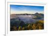 Mount Bromo Volcanic Crater at Sunrise, Bromo Tengger Semeru National Park, Java, Indonesia-Michael Runkel-Framed Photographic Print