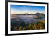 Mount Bromo Volcanic Crater at Sunrise, Bromo Tengger Semeru National Park, Java, Indonesia-Michael Runkel-Framed Photographic Print