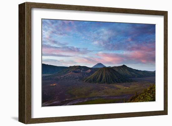 Mount Bromo Volcano and Bromo Tengger Semeru National Park-Alex Saberi-Framed Photographic Print