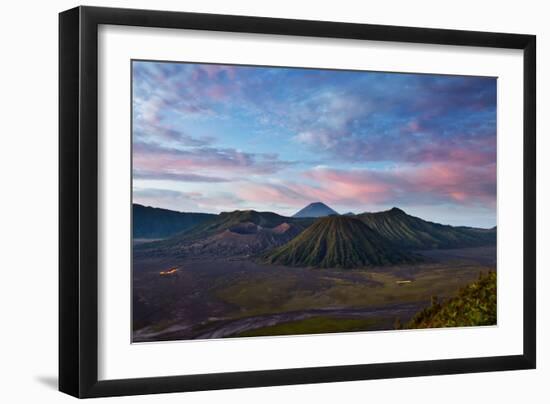 Mount Bromo Volcano and Bromo Tengger Semeru National Park-Alex Saberi-Framed Photographic Print