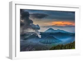 Mount Bromo Volcano, East Java, Indonesia-Manish-Framed Photographic Print