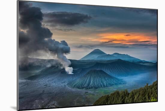 Mount Bromo Volcano, East Java, Indonesia-Manish-Mounted Photographic Print