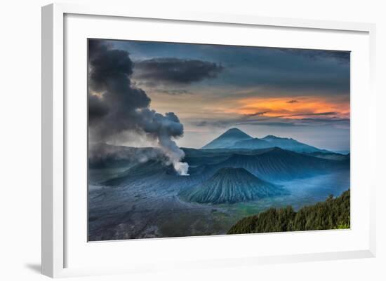 Mount Bromo Volcano, East Java, Indonesia-Manish-Framed Photographic Print