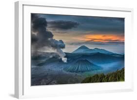 Mount Bromo Volcano, East Java, Indonesia-Manish-Framed Photographic Print