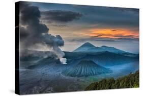 Mount Bromo Volcano, East Java, Indonesia-Manish-Stretched Canvas