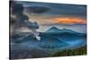 Mount Bromo Volcano, East Java, Indonesia-Manish-Stretched Canvas