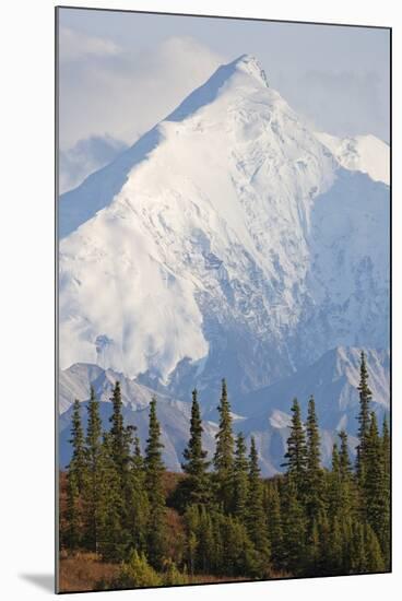 Mount Brooks in Denali National Park-Paul Souders-Mounted Photographic Print