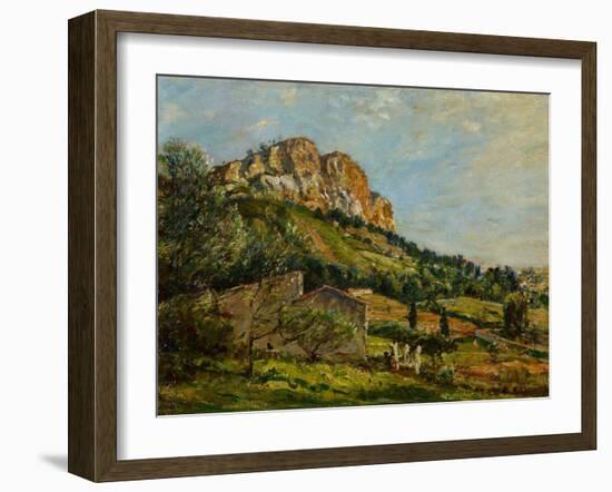 Mount Canaille, Cassis, 1923-Mark Fisher-Framed Giclee Print