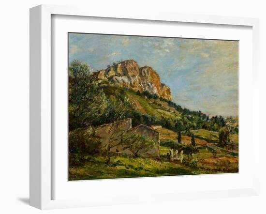 Mount Canaille, Cassis, 1923-Mark Fisher-Framed Giclee Print