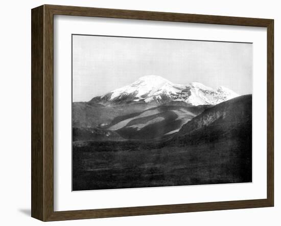 Mount Chimborazo, Ecuador, 1893-John L Stoddard-Framed Giclee Print