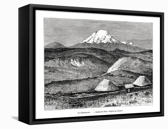 Mount Chimborazo, Ecuador, 19th Century-Edouard Riou-Framed Stretched Canvas