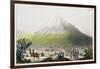 Mount Chimborazo, Ecuador, from "Le Costume Ancien et Moderne", Volume II, Plate 3, 1820s-30s-Friedrich Alexander Baron Von Humboldt-Framed Giclee Print