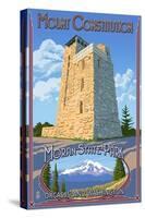 Mount Constitution - Moran State Park - Orcas Island, WA-Lantern Press-Stretched Canvas