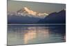 Mount Cook and Lake Pukaki at Sunrise, Mount Cook National Park, Canterbury Region-Stuart Black-Mounted Photographic Print